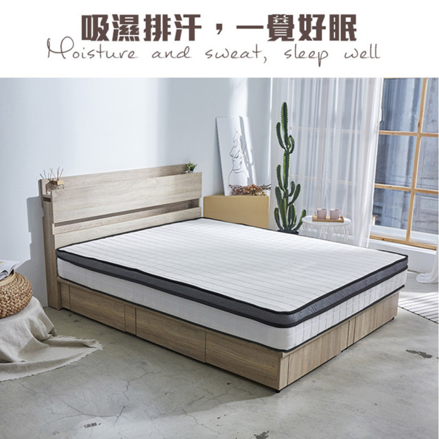 【藤原傢俬】3M吸濕排汗硬式獨立筒床墊(3C)